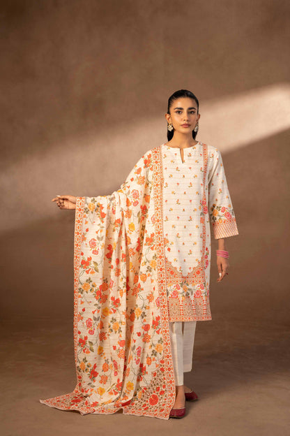 Nishat Linen - 3 Piece - Digital Printed Suit - 42306500