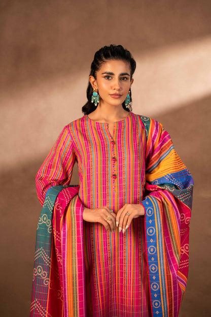 Nishat Linen - 3 Piece - Digital Printed Suit - 42306501