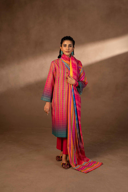 Nishat Linen - 3 Piece - Digital Printed Suit - 42306501