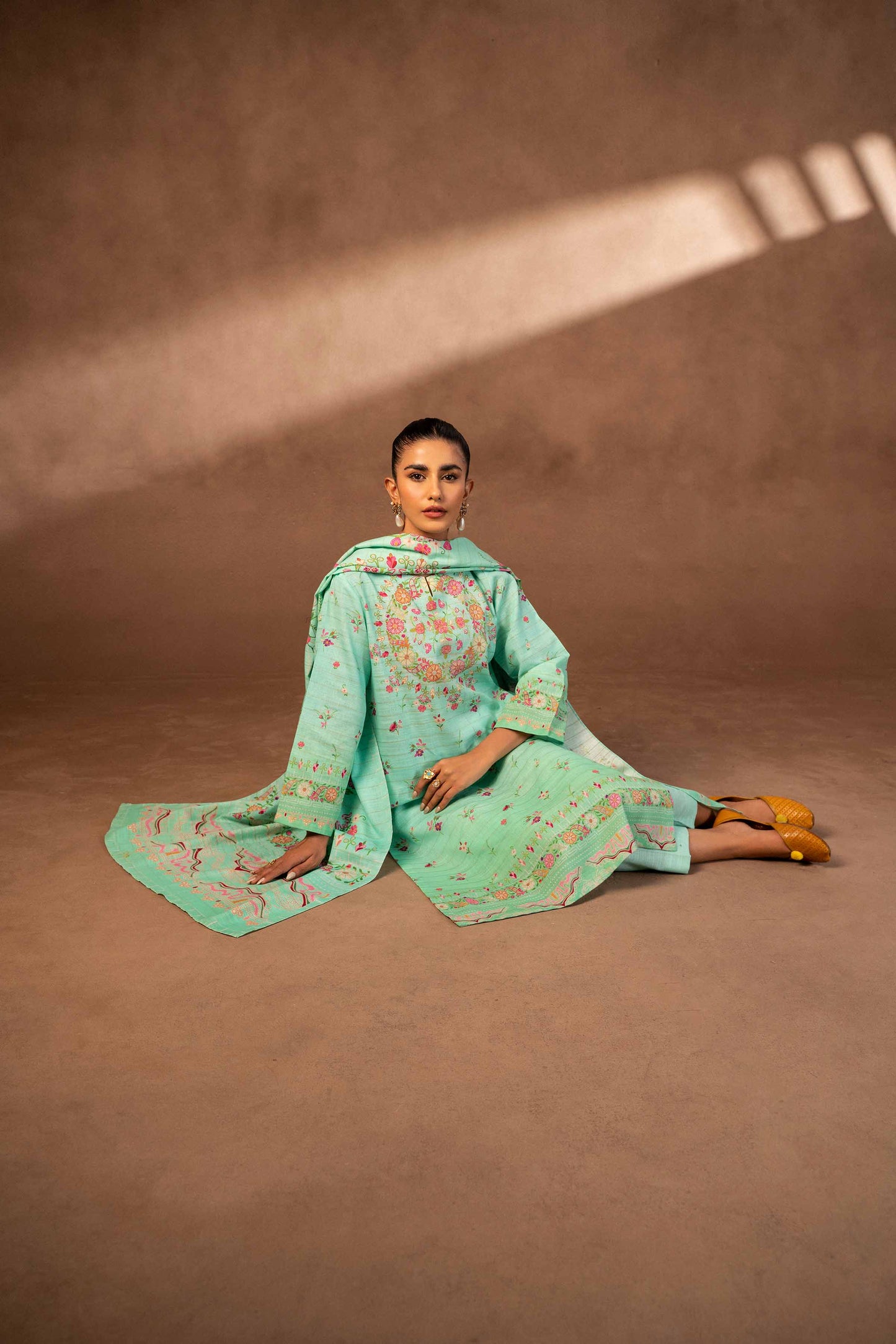 Nishat Linen - 3 Piece - Digital Printed Suit - 42306502