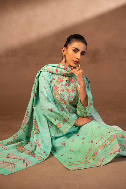 Nishat Linen - 3 Piece - Digital Printed Suit - 42306502