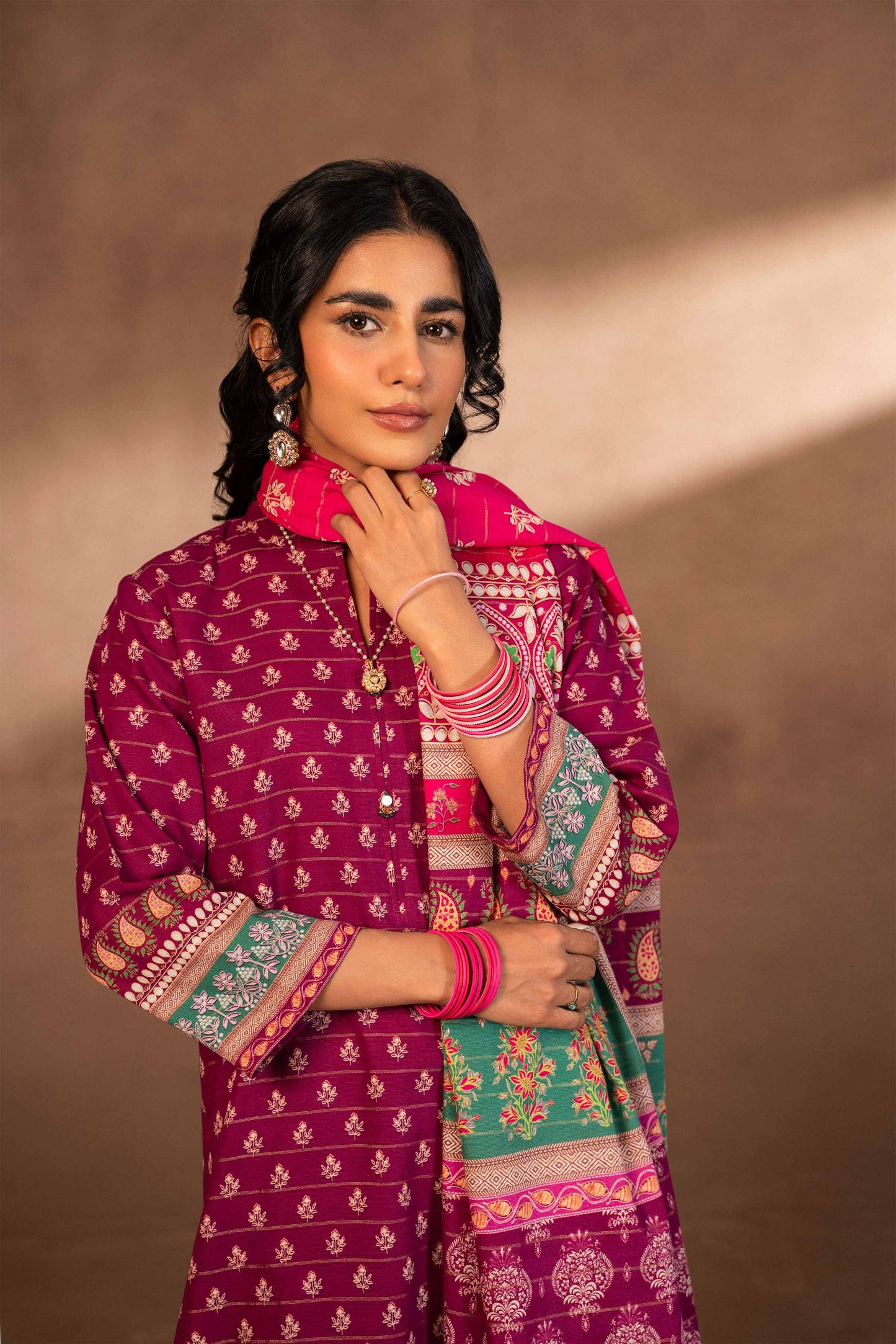 Nishat Linen - 3 Piece - Digital Printed Suit - 42306503