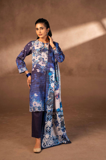 Nishat Linen - 3 Piece - Digital Printed Suit - 42306504