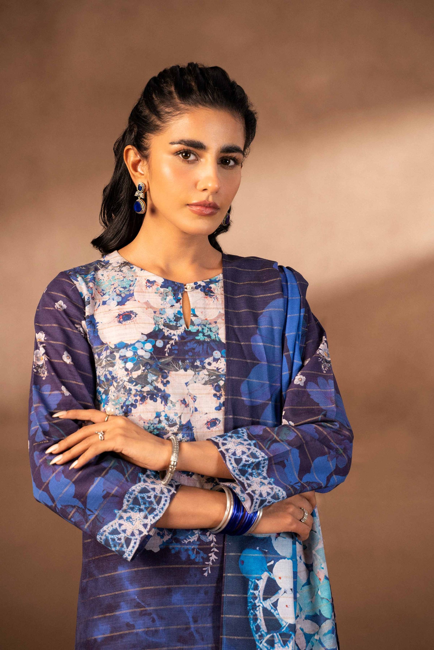 Nishat Linen - 3 Piece - Digital Printed Suit - 42306504