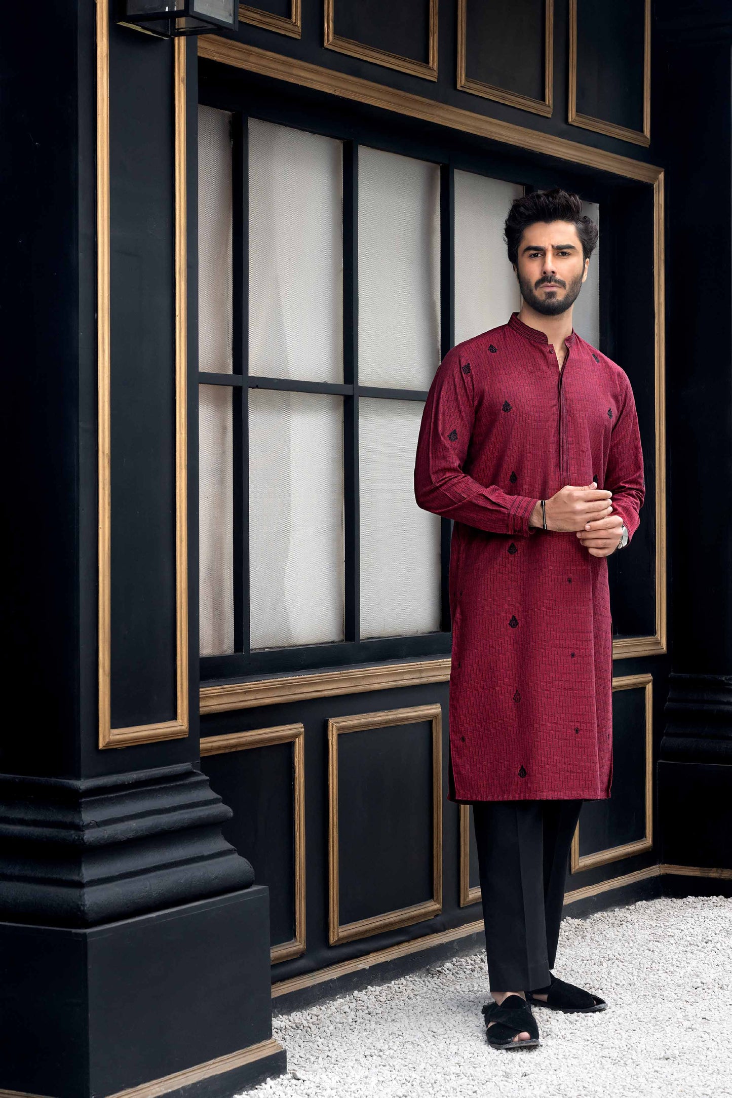 Nishat Linen - 1 Piece - Naqsh Trousers Fabric - 42307010