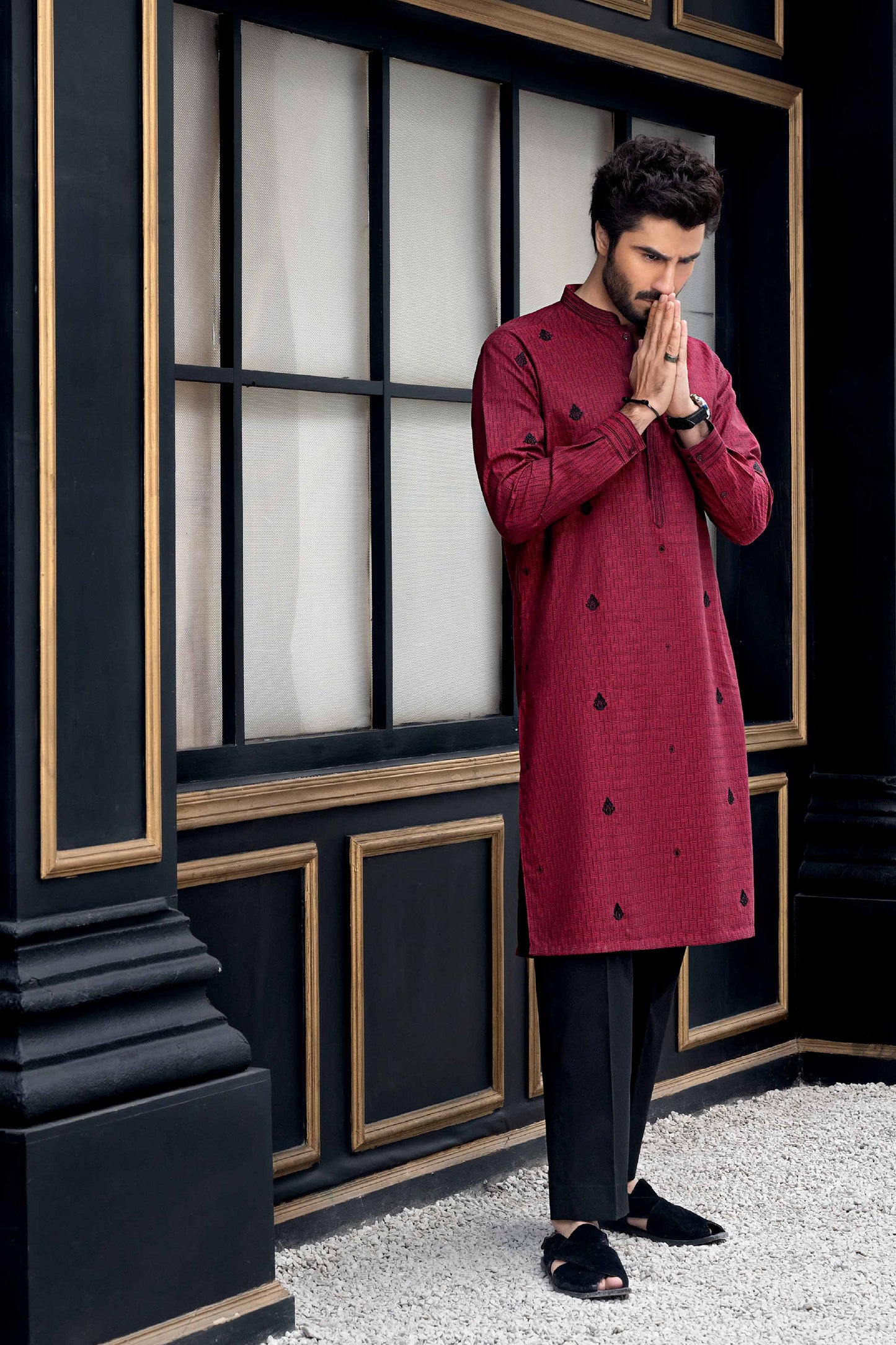 Nishat Linen - 1 Piece - Embroidered Shirt Fabric - 42307011