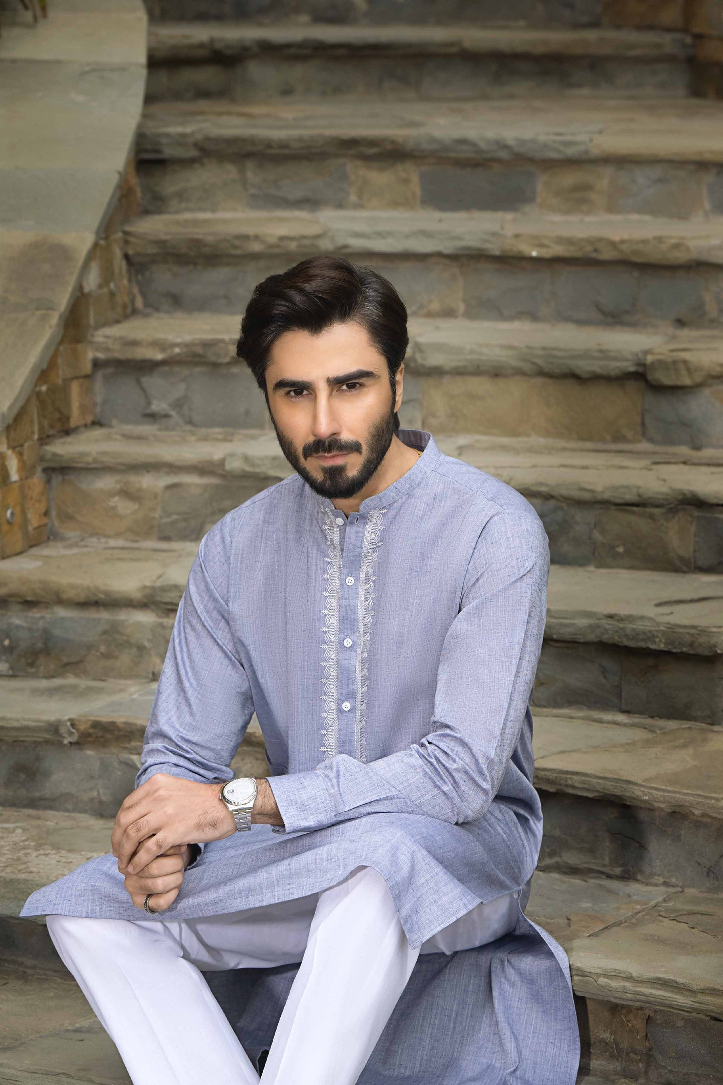 Nishat Linen - 2 Piece - Embroidered Naqsh Suit With Gift Box- 42307019