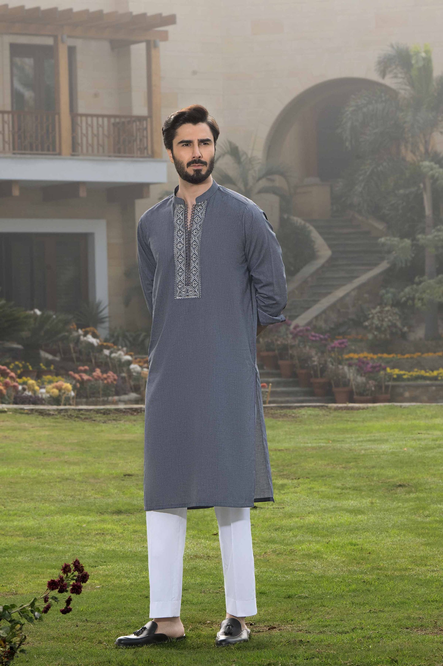 Nishat Linen - 2 Piece - Embroidered Naqsh Suit With Gift Box - 42307021