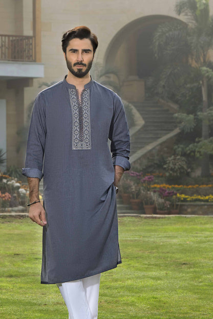 Nishat Linen - 2 Piece - Embroidered Naqsh Suit With Gift Box - 42307021