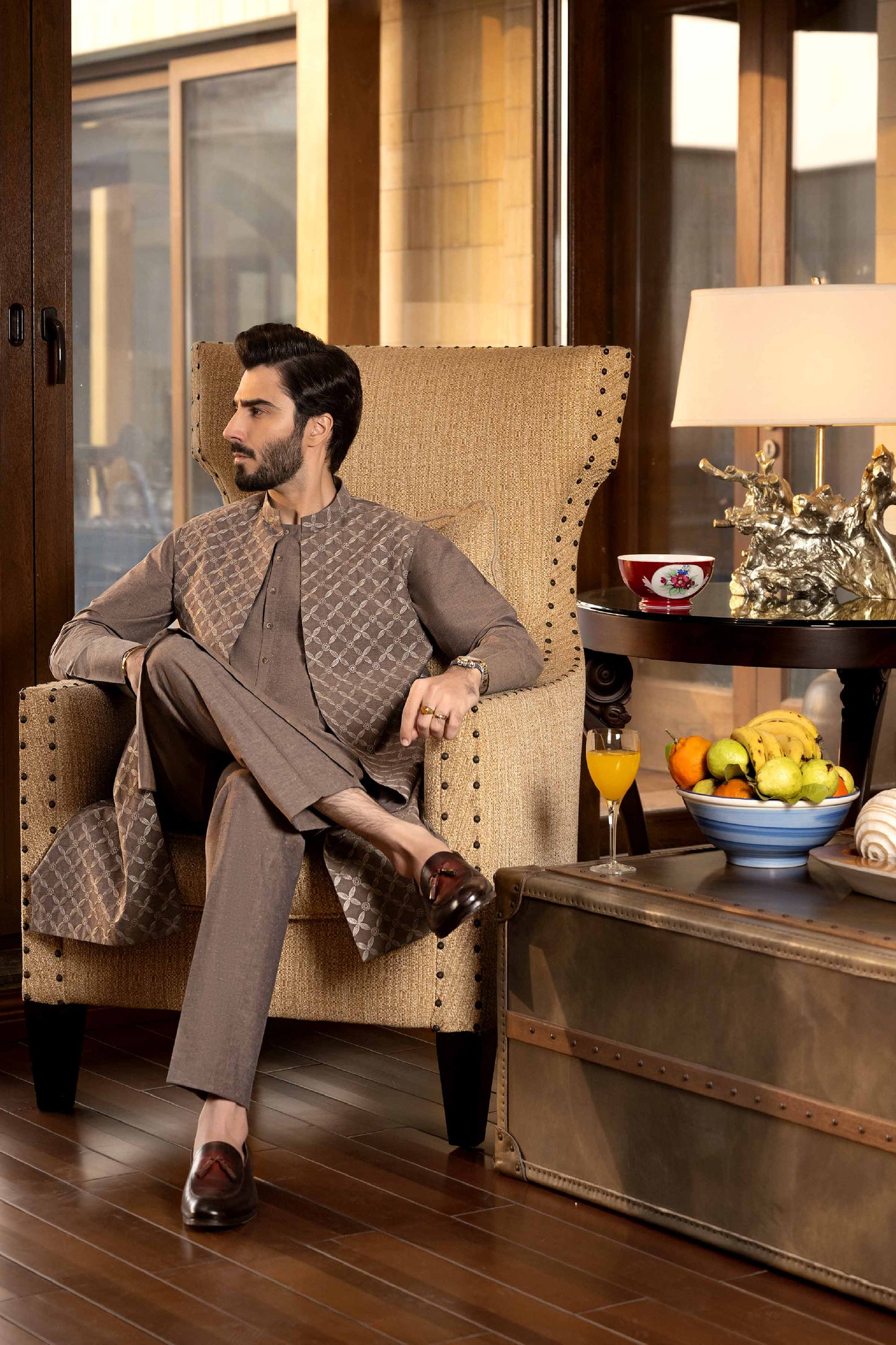 Nishat Linen - 2 Piece - Embroidered Naqsh Fabric - 42307023
