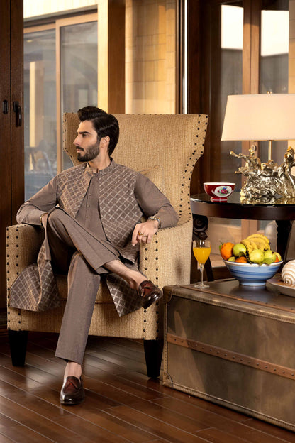 Nishat Linen - 2 Piece - Embroidered Naqsh Fabric - 42307023