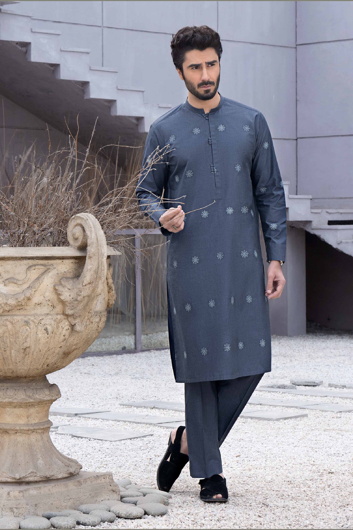 Nishat Linen - 2 Piece - Embroidered Naqsh Fabric - 42307025