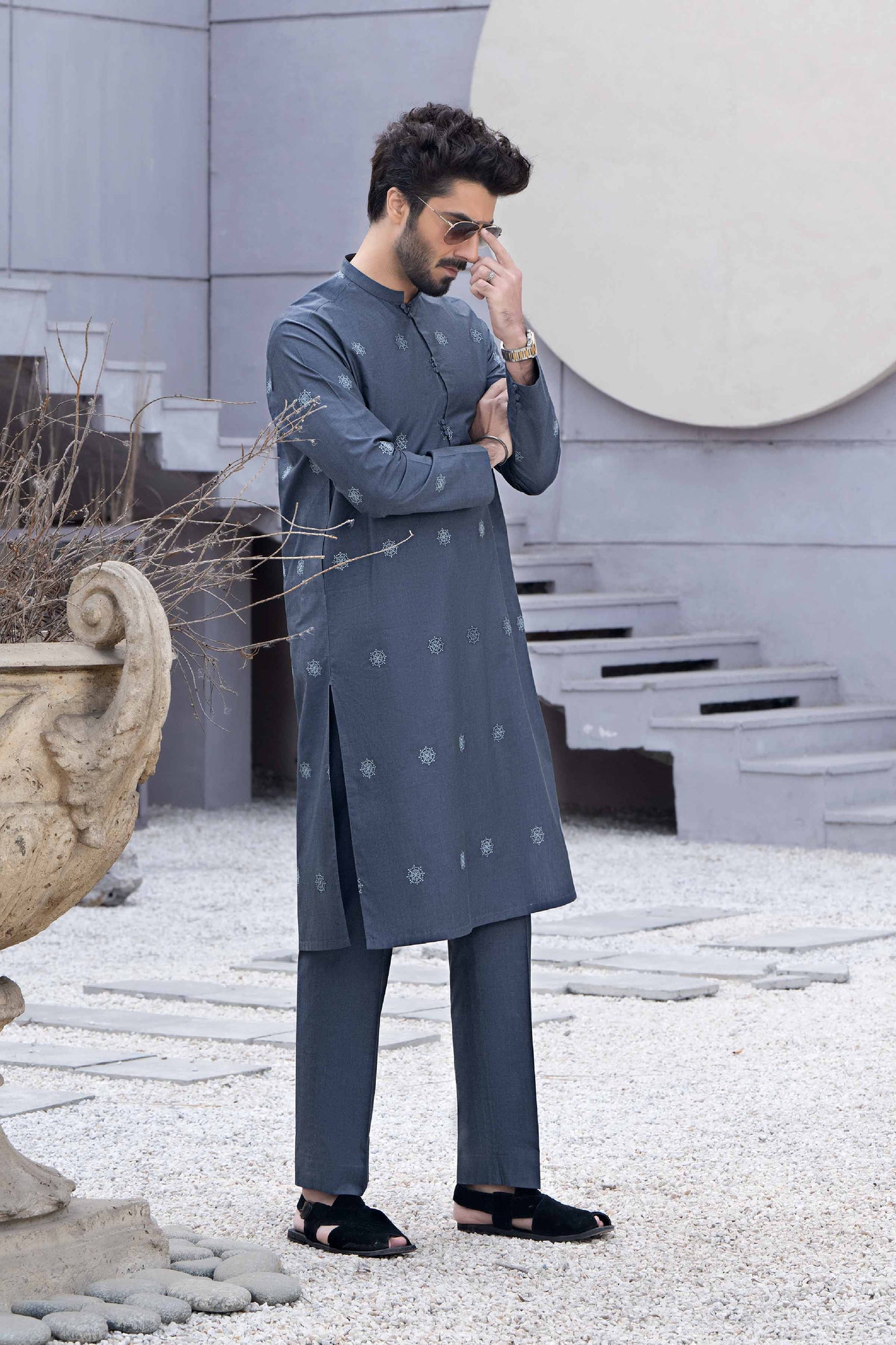 Nishat Linen - 2 Piece - Embroidered Naqsh Fabric - 42307025
