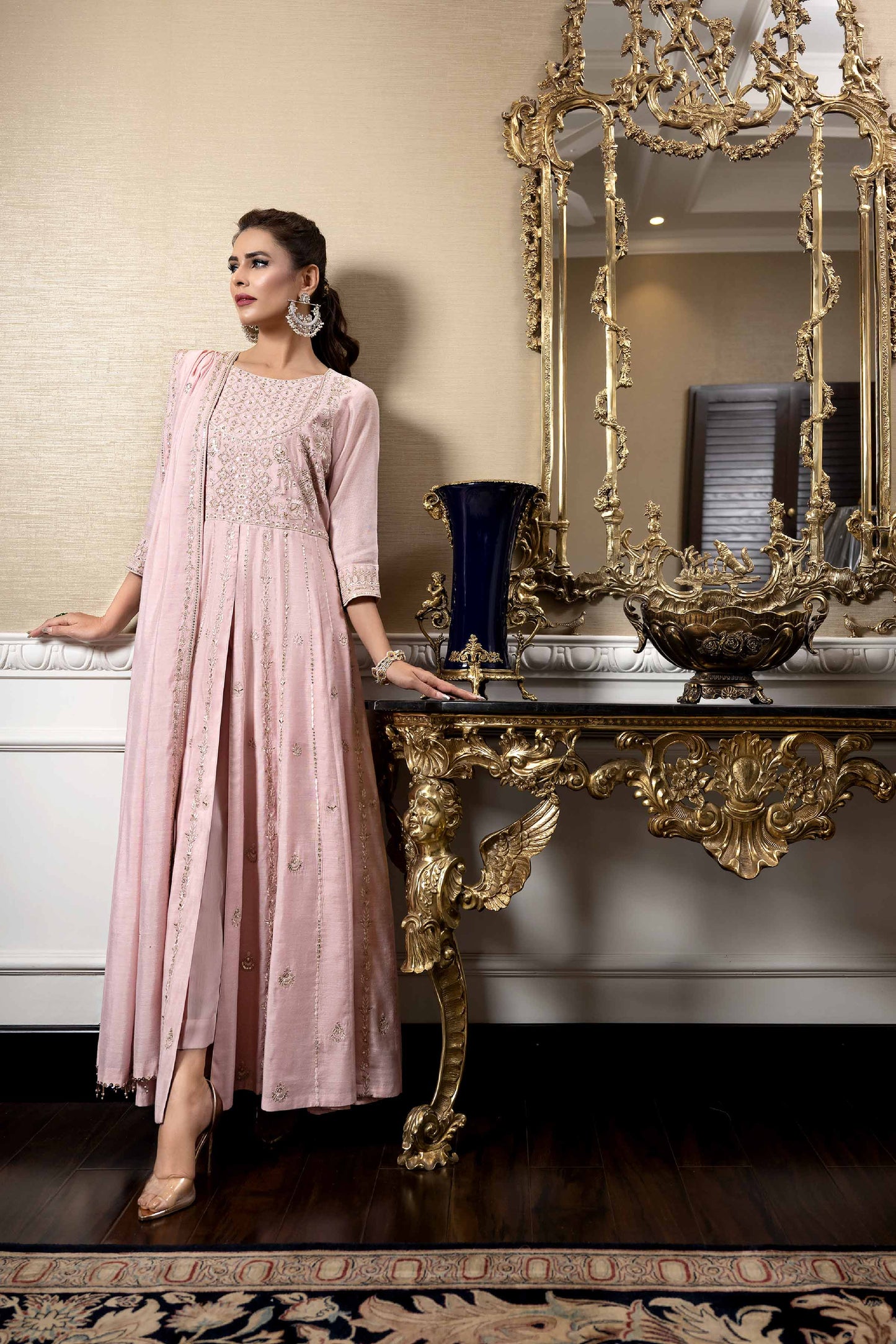 Nishat Linen - 3 Piece - Embroidered Suit - 42308003
