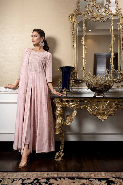 Nishat Linen - 3 Piece - Embroidered Suit - 42308003