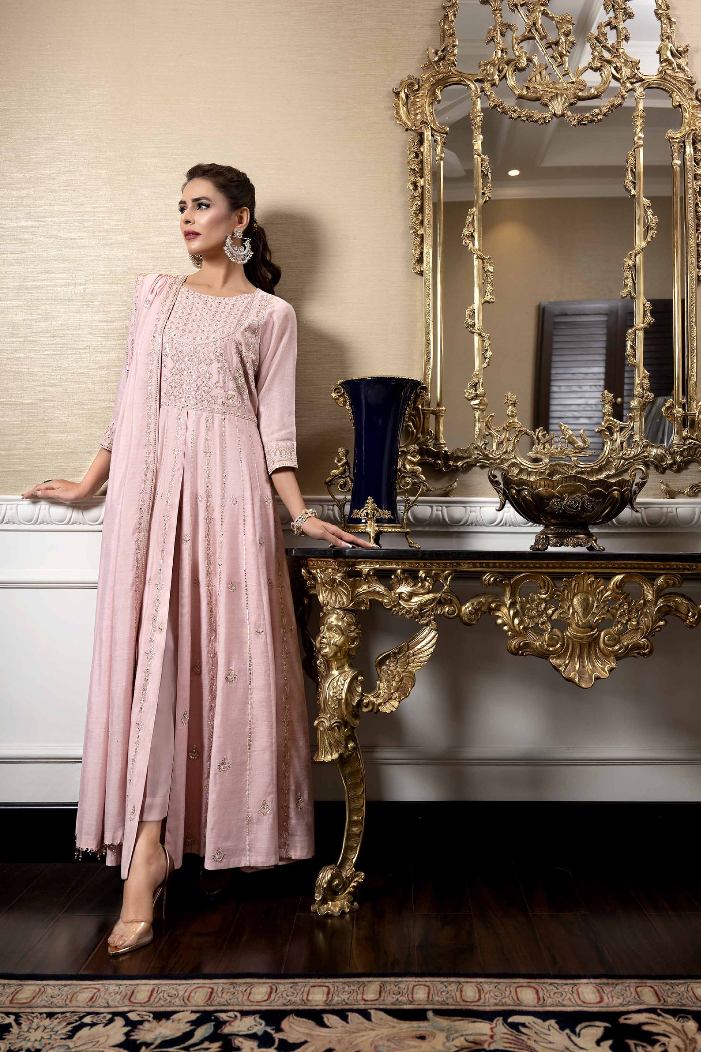 Nishat Linen - 3 Piece - Embroidered Suit - 42308003