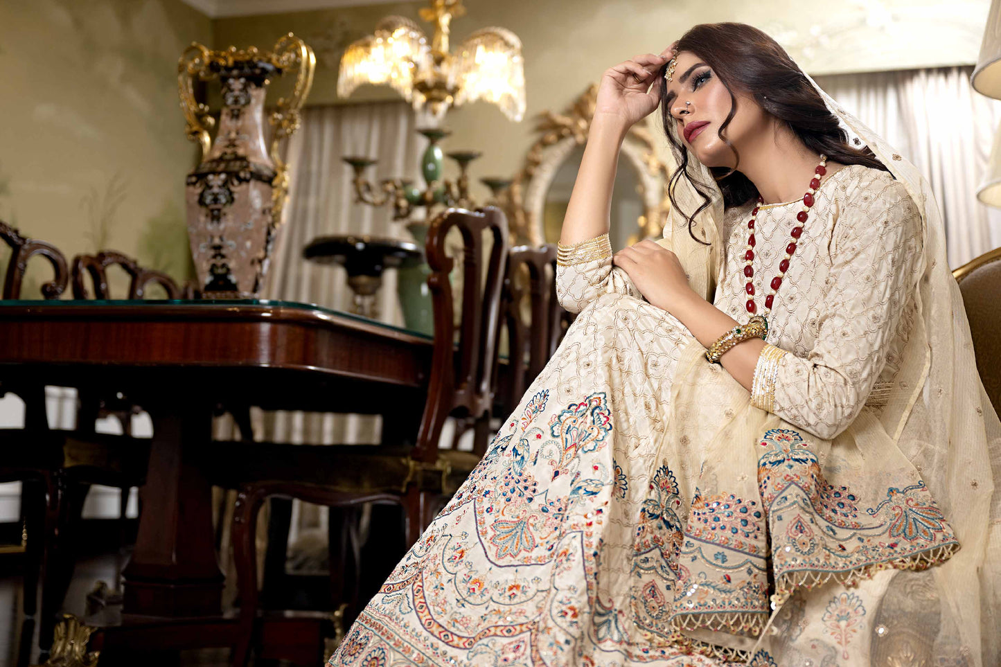 Nishat Linen - 2 Piece - Embroidered Suit - 42308004