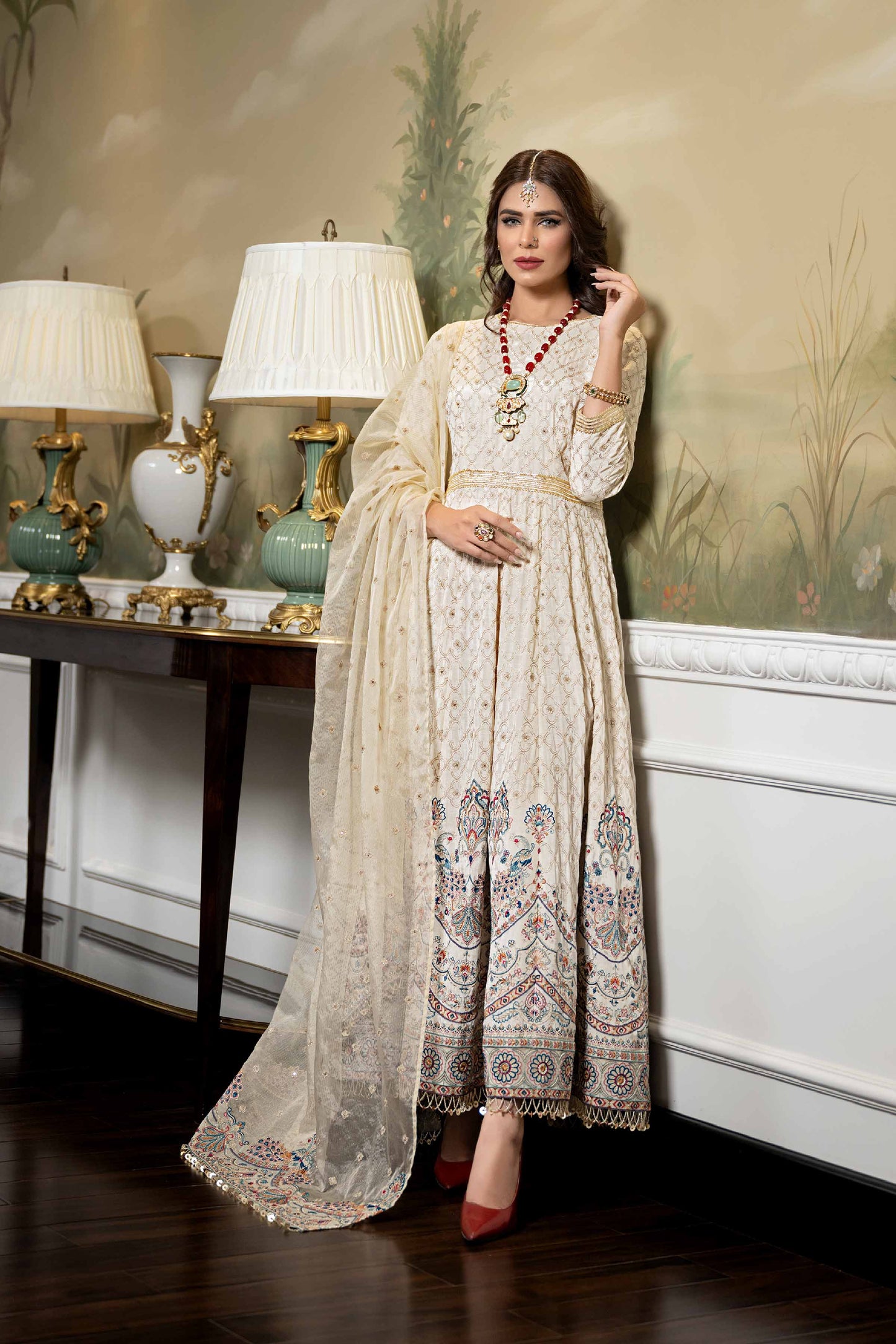 Nishat Linen - 2 Piece - Embroidered Suit - 42308004