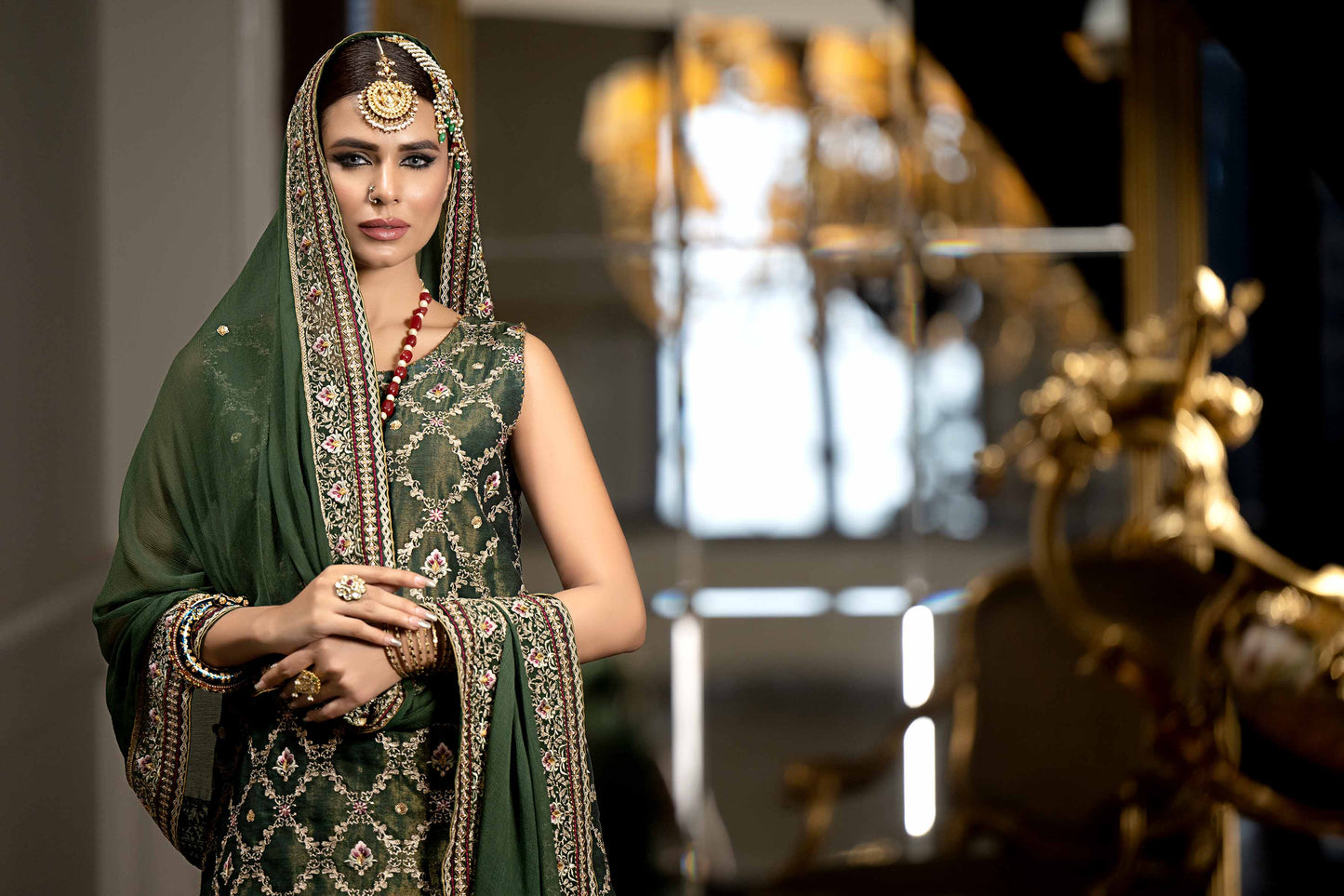Nishat Linen - 3 Piece - Embroidered Suit - 42308005