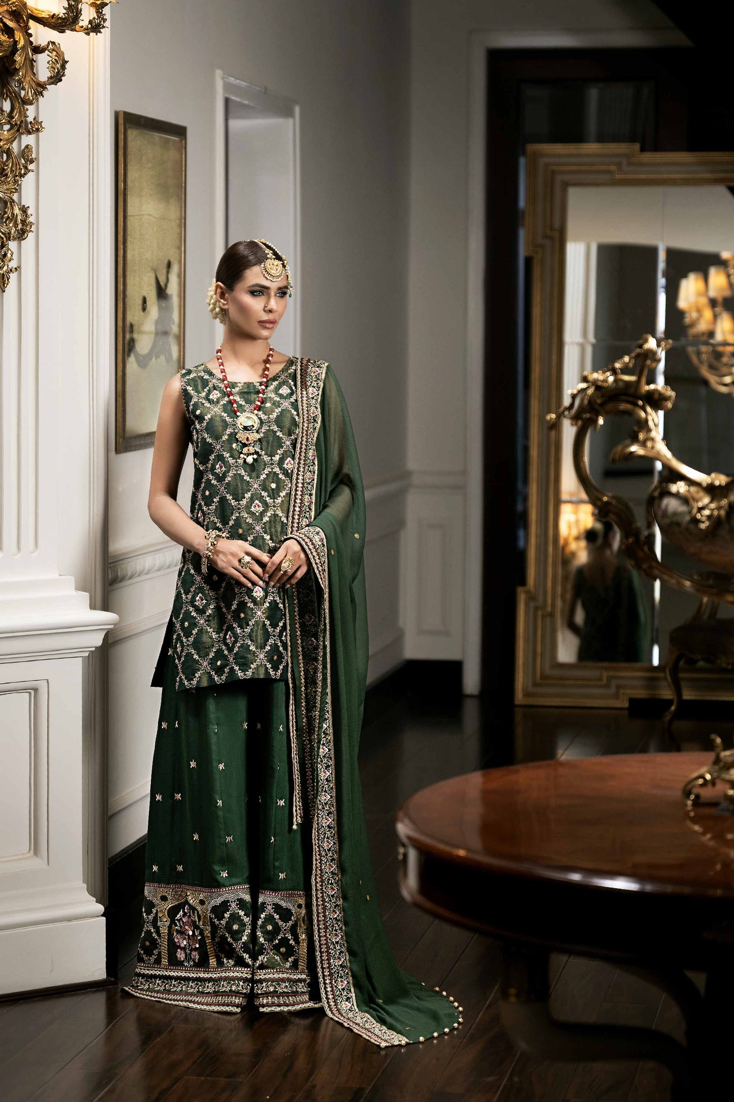 Nishat Linen - 3 Piece - Embroidered Suit - 42308005
