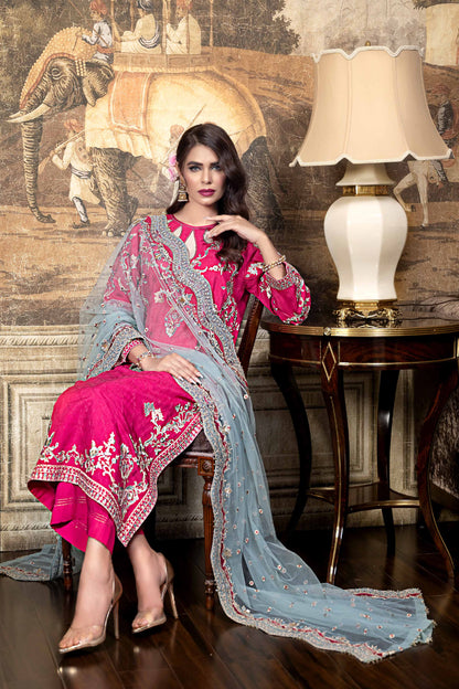 Nishat Linen - 3 Piece - Embroidered Suit - 42308007