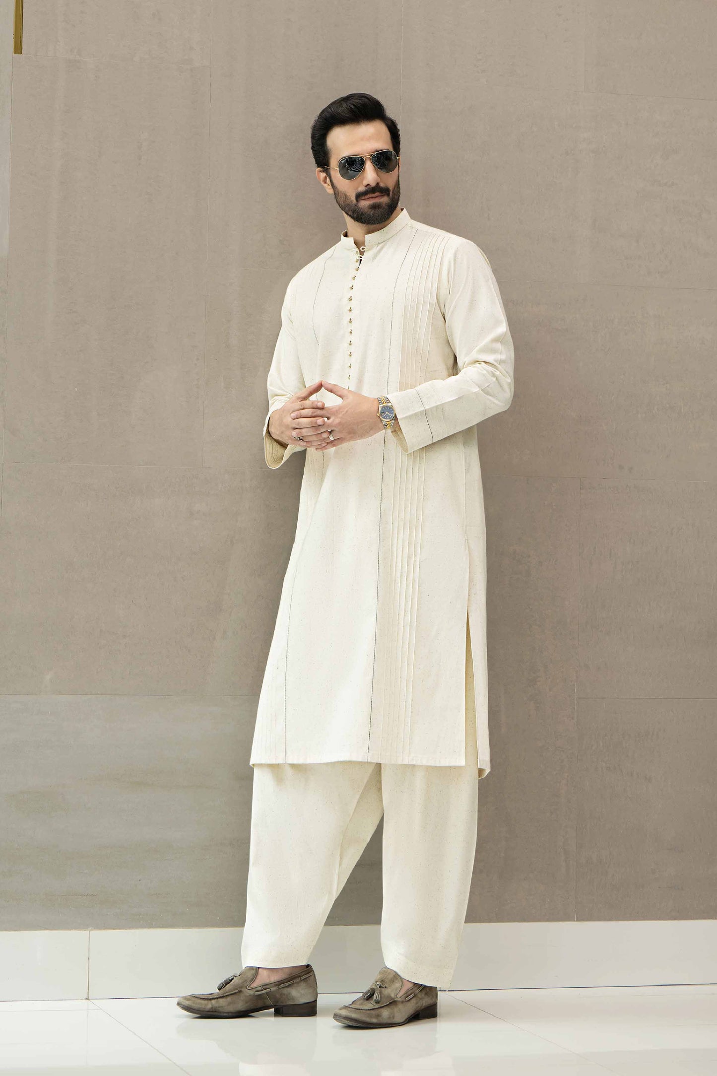 Nishat Linen - Naqsh Loose Fabric - 42318509