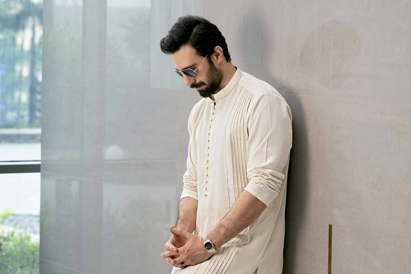 Nishat Linen - Naqsh Loose Fabric - 42318509