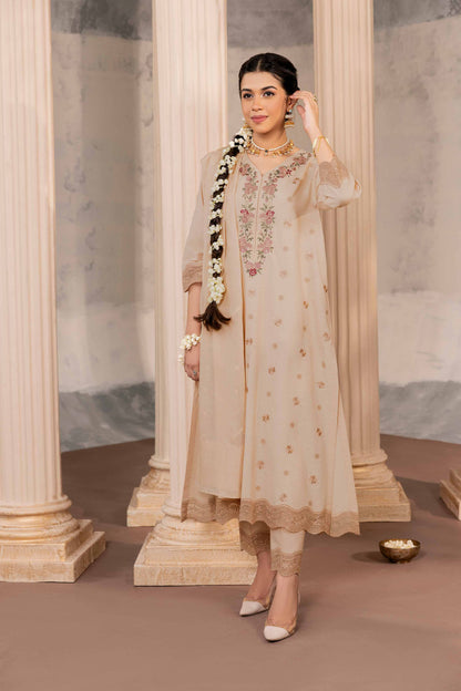 Nishat Linen - 3 Piece - Embroidered Suit - 42318554