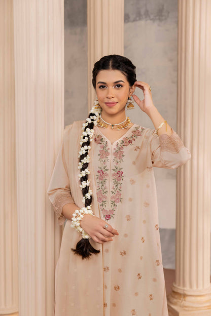 Nishat Linen - 3 Piece - Embroidered Suit - 42318554