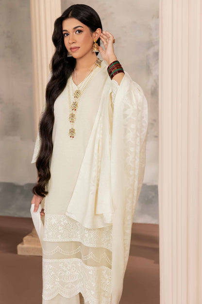 Nishat Linen - 3 Piece - Embroidered Suit - 42318555