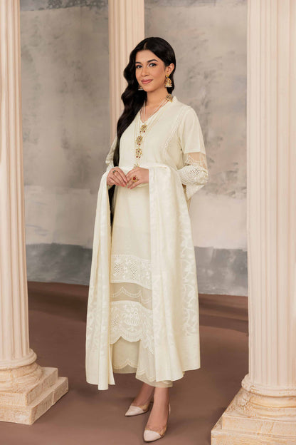 Nishat Linen - 3 Piece - Embroidered Suit - 42318555