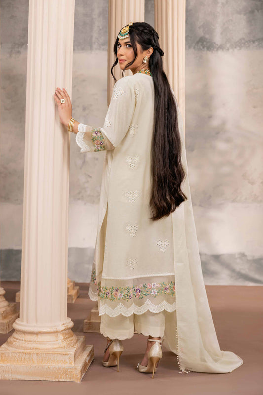 Nishat Linen - 3 Piece - Embroidered Suit - 42318556