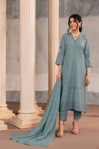 Nishat Linen - 3 Piece - Embroidered Suit - 42318557