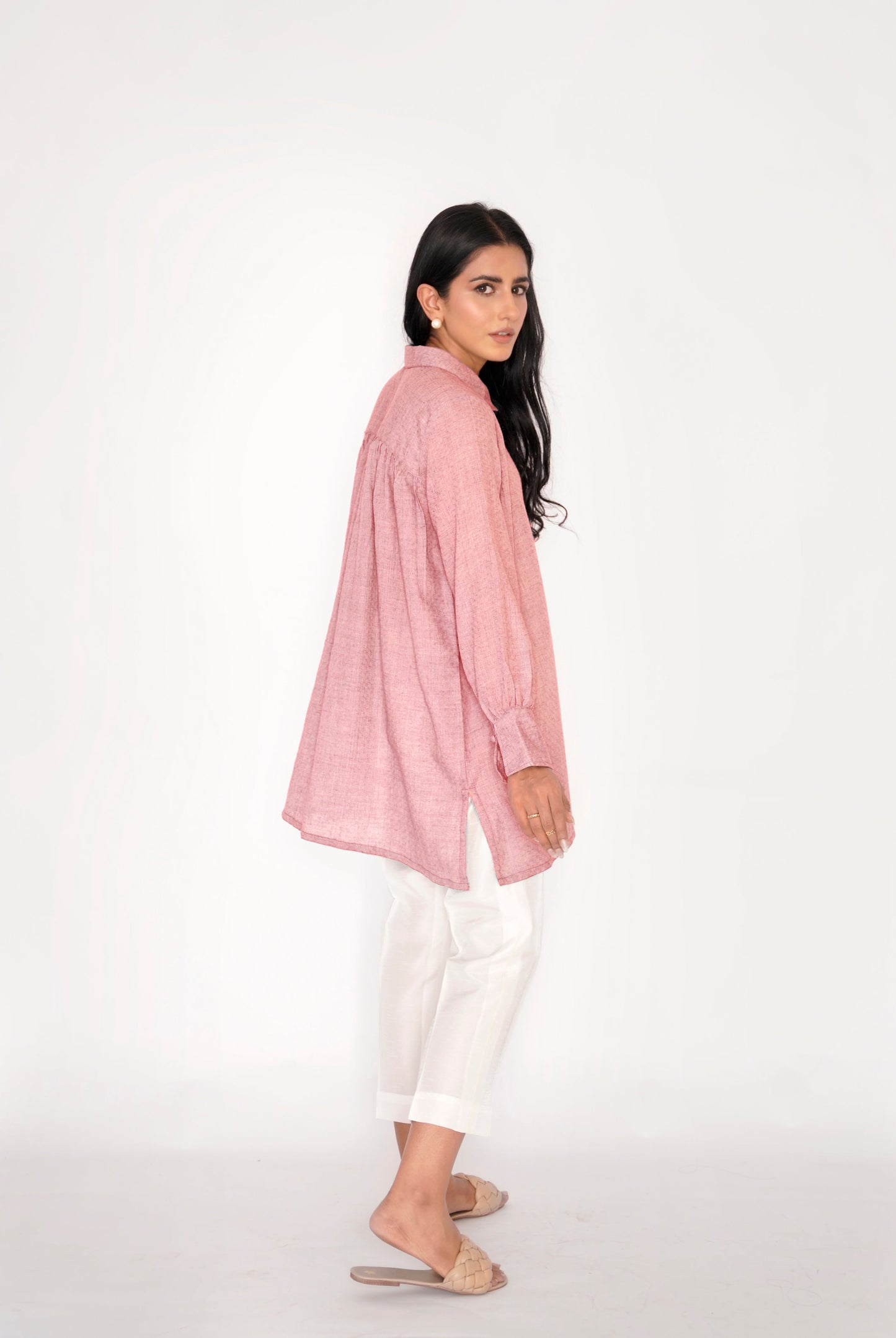 Ayesha Naveed - Mila shirt light pink