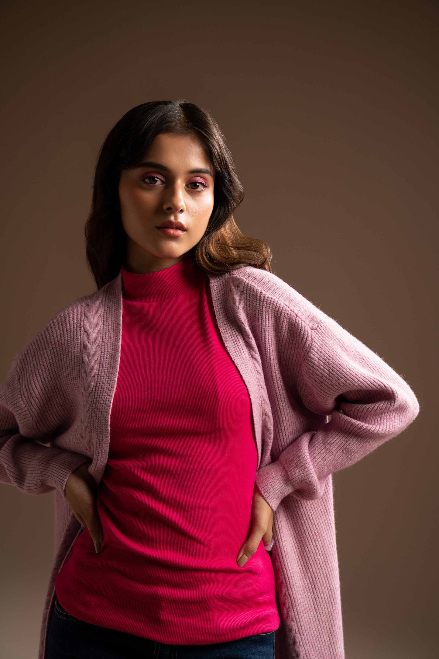 Nishat Linen - Purple Long Sweater