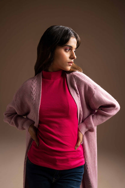 Nishat Linen - Purple Long Sweater