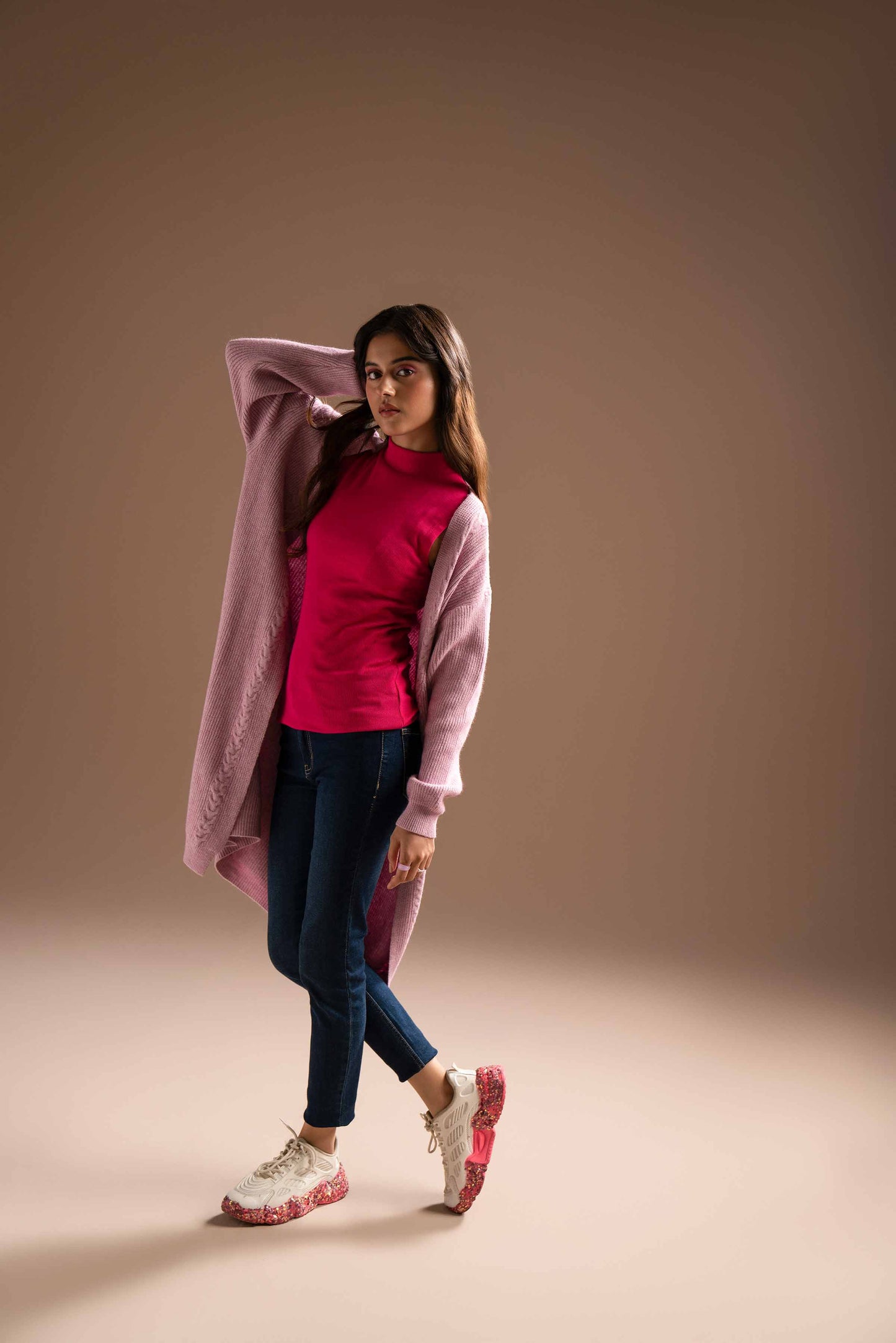 Nishat Linen - Purple Long Sweater