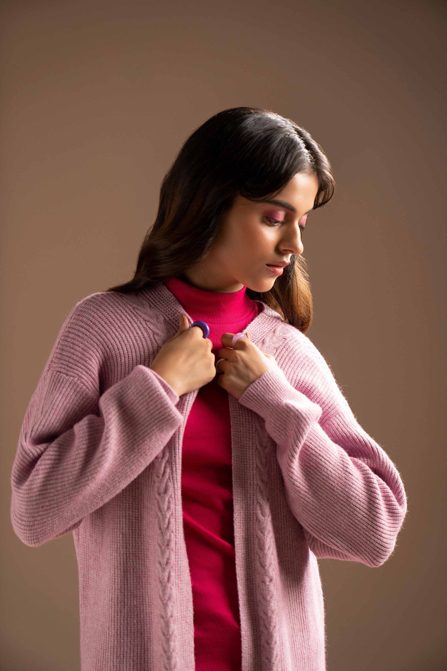 Nishat Linen - Purple Long Sweater