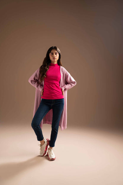 Nishat Linen - Purple Long Sweater