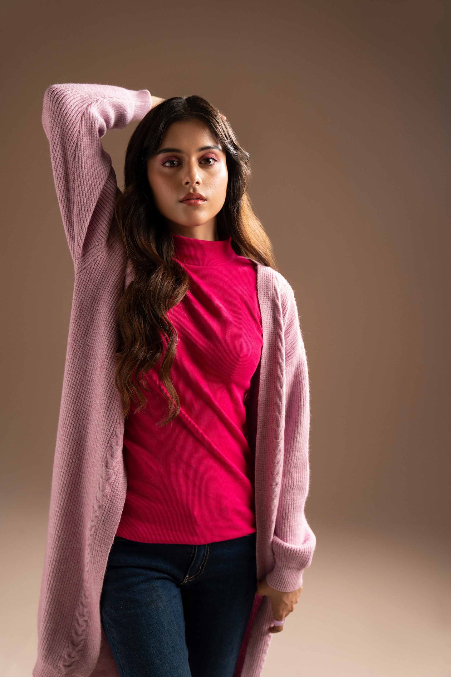 Nishat Linen - Purple Long Sweater