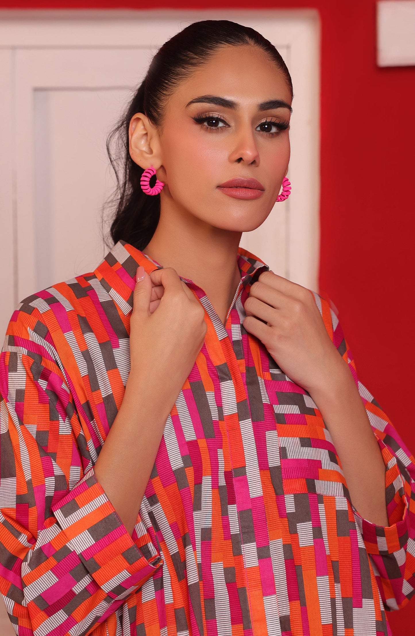 Orient - Stitched 2 Piece Printed Cambric Shirt and Cambric Pant