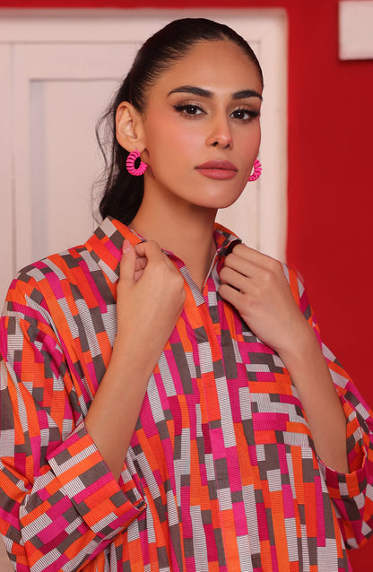 Orient - Stitched 2 Piece Printed Cambric Shirt and Cambric Pant