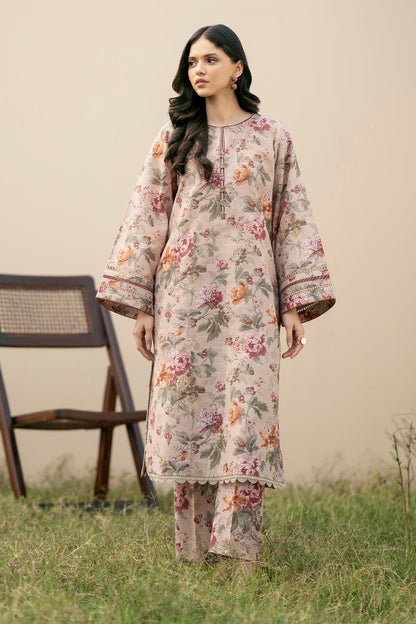 Baroque - DIGITAL PRINTED SLUB KHADDAR UF-487