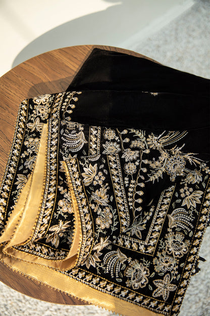 Baroque - EMBROIDERED VELVET SHAWL VS-24