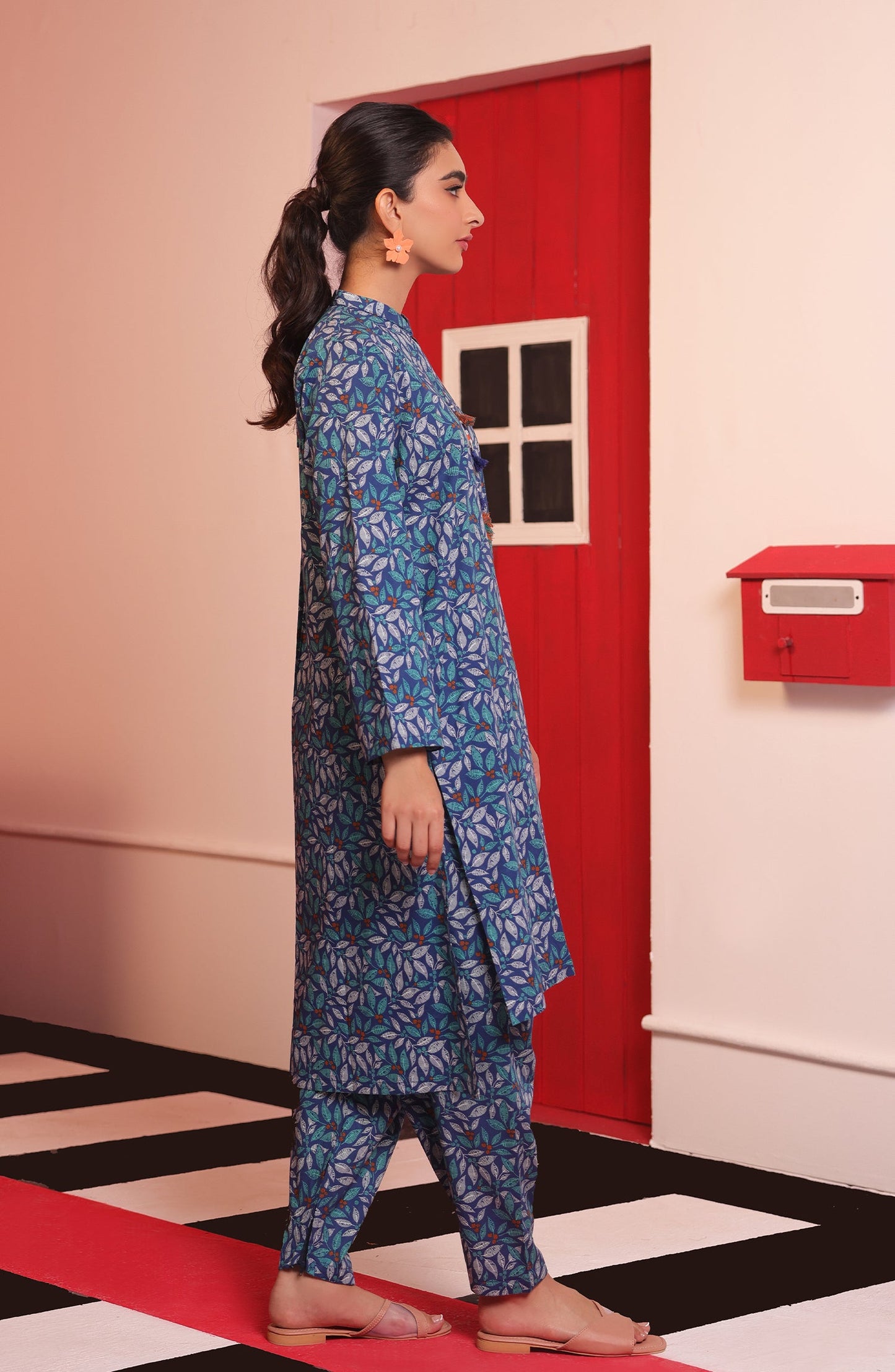 Orient - Stitched 2 Piece Printed Cambric Shirt and Cambric Pant