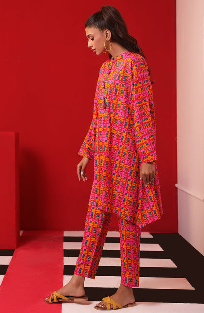 Orient - Stitched 2 Piece Printed Cambric Shirt and Cambric Pant