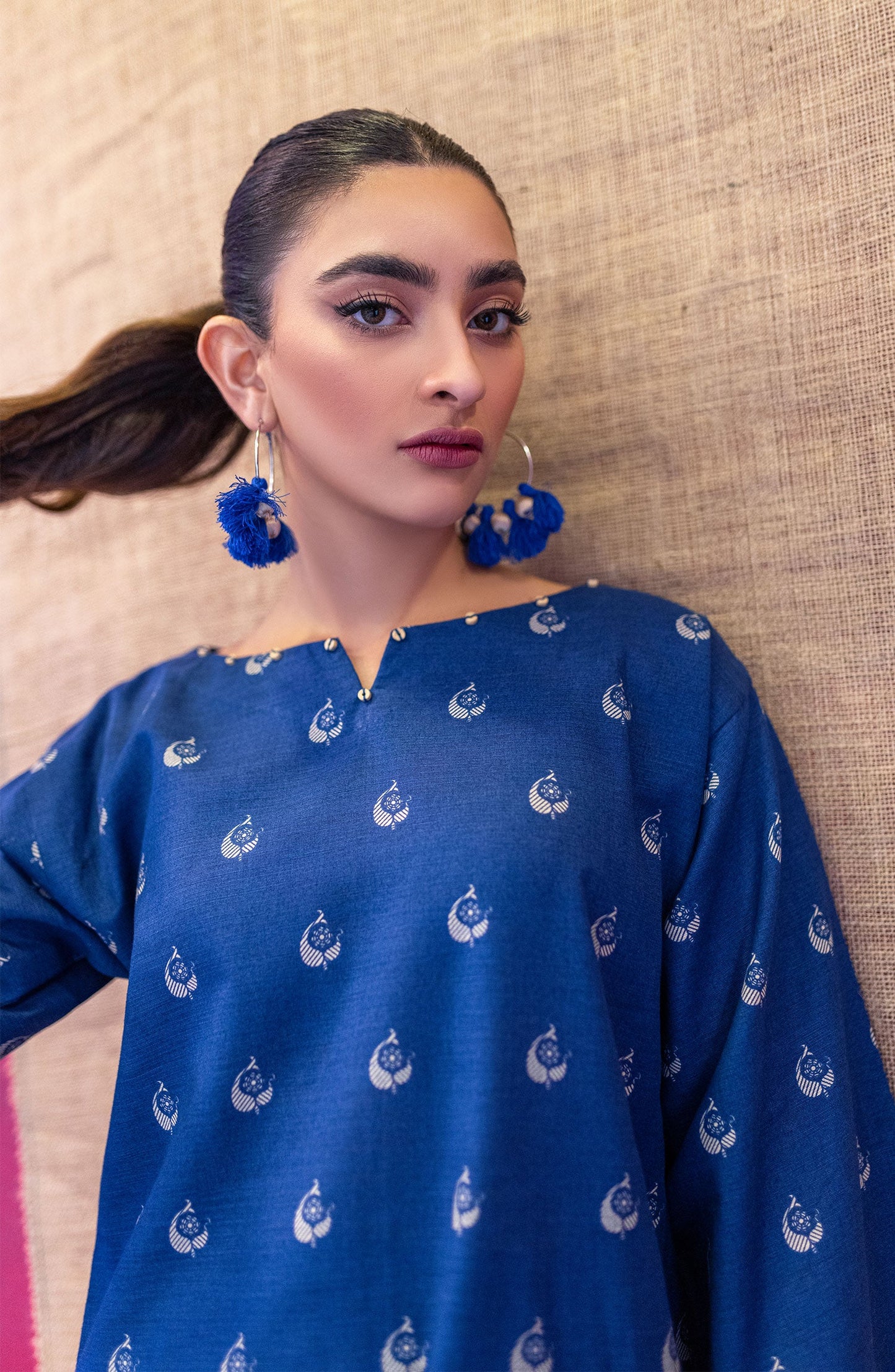 Orient - Stitched 2 Piece Printed Khaddar Shirt and Khaddar Pant