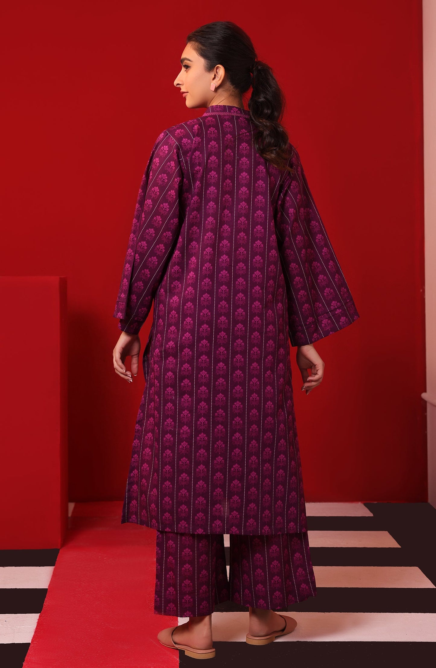 Orient - Stitched 2 Piece Printed Cambric Shirt and Cambric Pant
