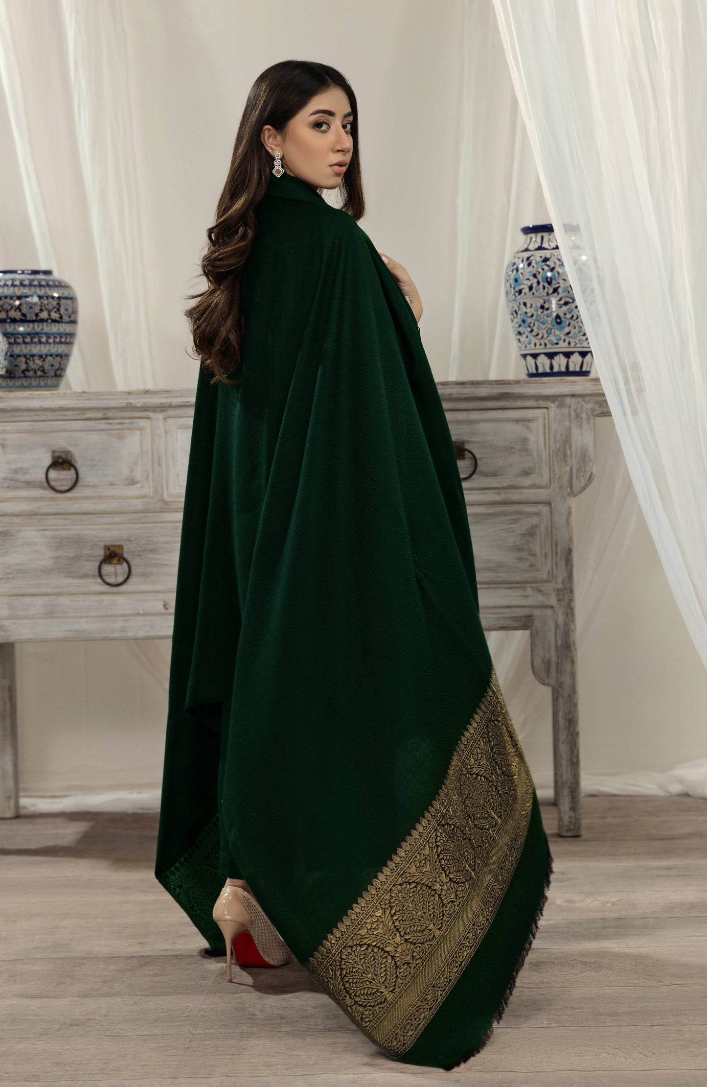 Seran - Green Gold - Shawl