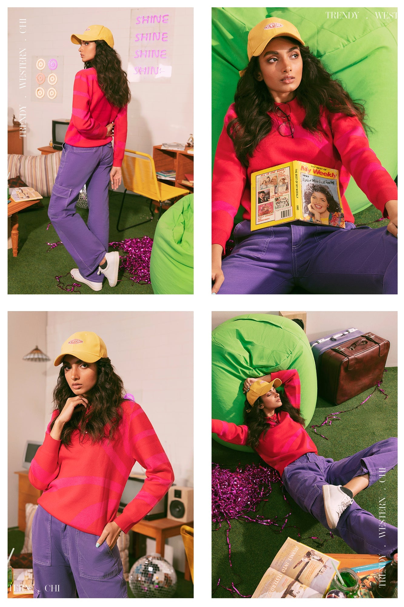 Ethnic - PSYCHEDELIC JACQUARD SWEATER (E0552/108/419)